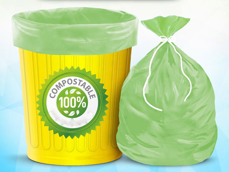 compostable bags can be compostable, which means they won't release any harmful residue into the environment