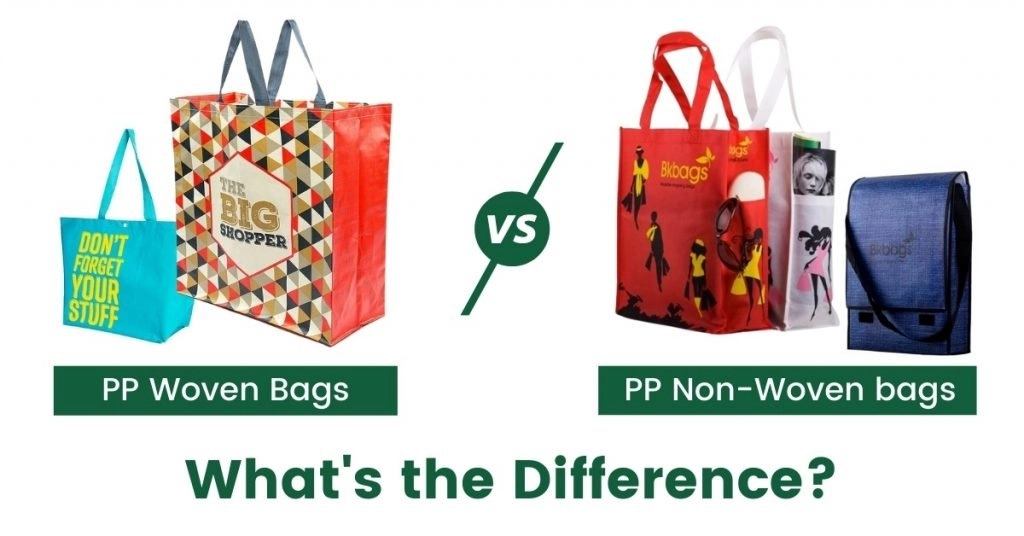 Difference between PP woven bag and PP non woven bag