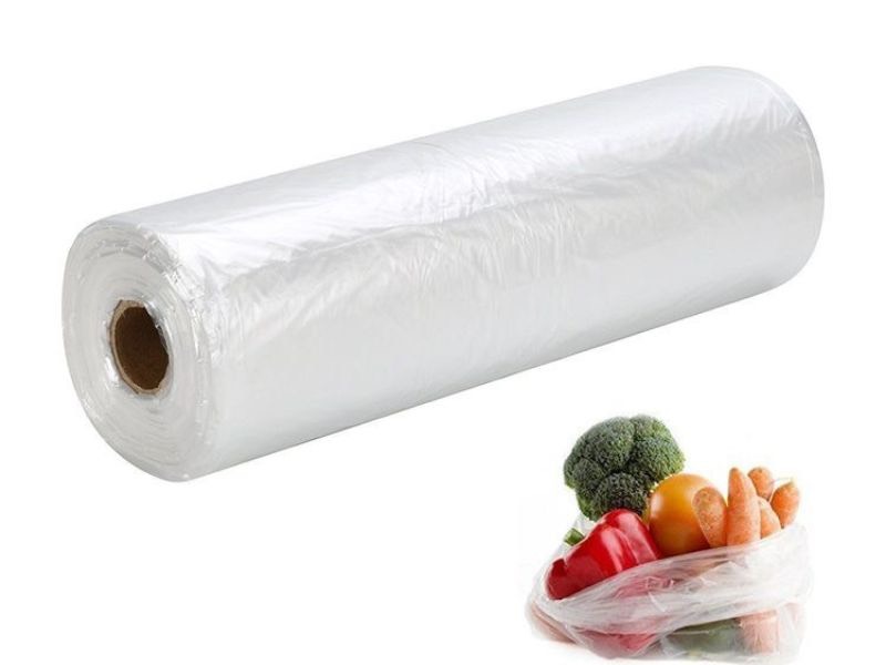 Overview of Plastic Produce Bag on Roll