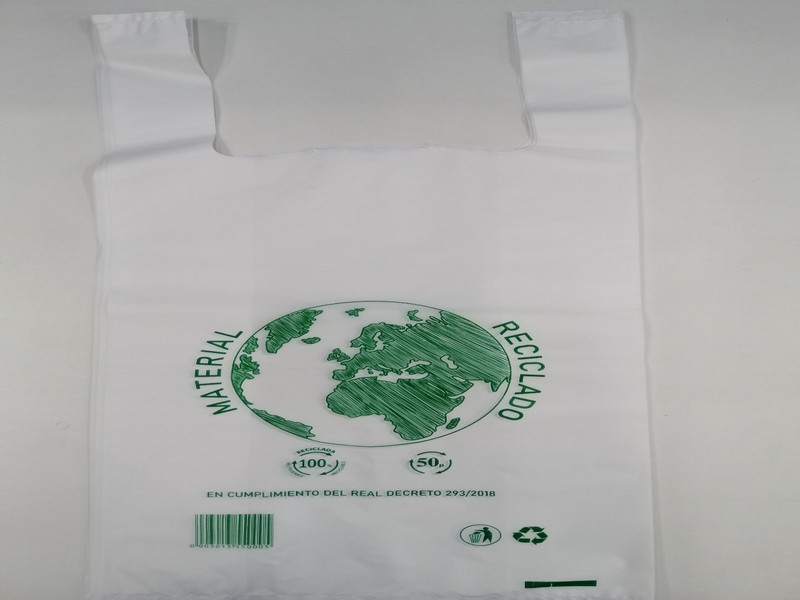 100% recycled t-shirt bag