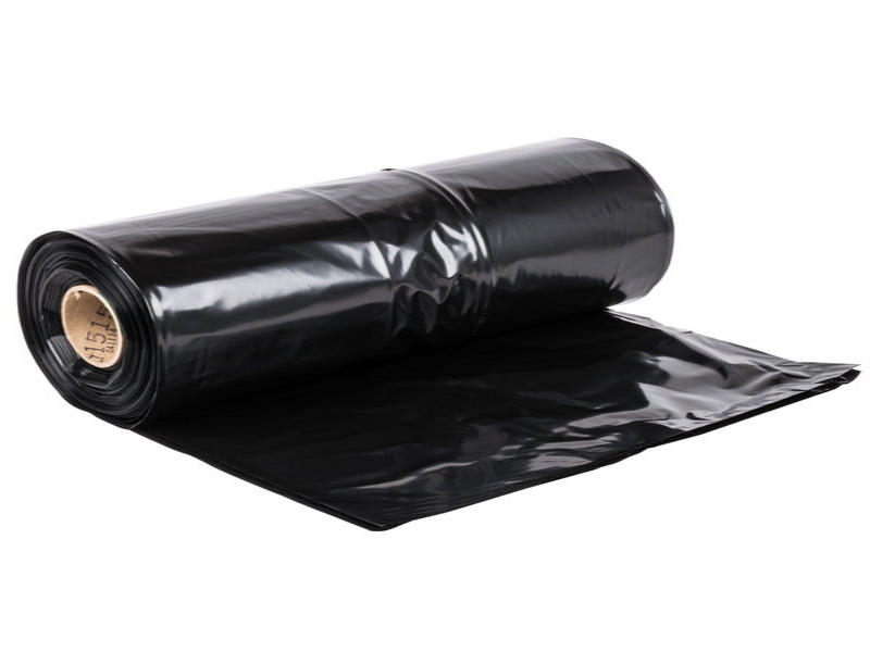 How is C-fold garbage bag on roll produce?