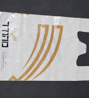 T-shirt plastic shopping bag