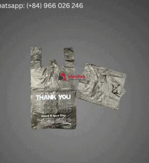 Black Thank you T-shirt Bag