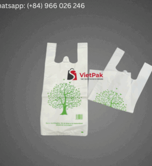 Recycled T-shirt plastic bag